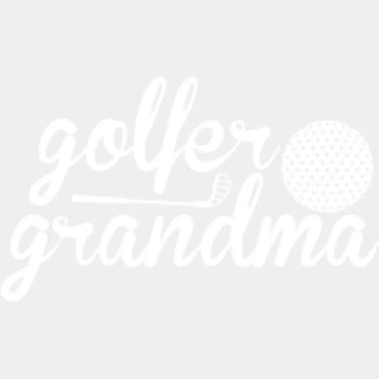 Golfer Grandma - Golf Dtf Heat Transfer Unisex S & M (10’’) / Light Color Design (See Imaging)