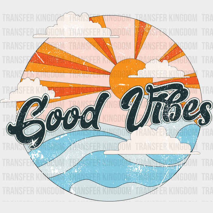 Good Vibes - Surfing DTF Transfers
