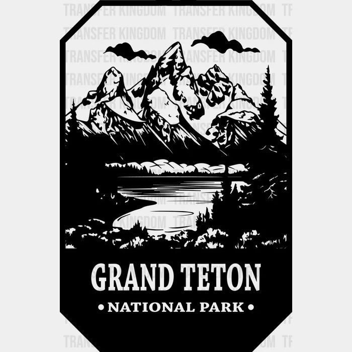 Grand Teton National Park Design - National Parks DTF Transfers