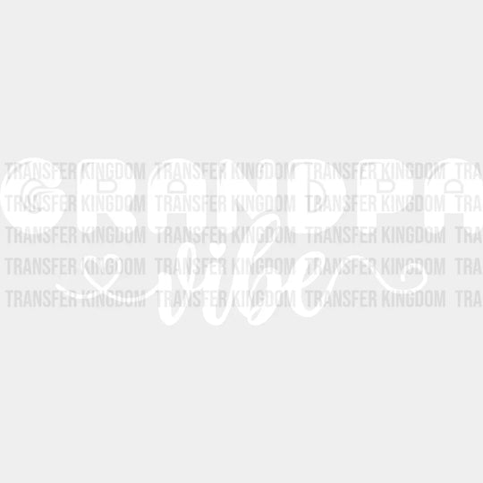 Grandpa Vibe - Dtf Heat Transfer Unisex S & M (10’’) / Light Color Design See Imaging