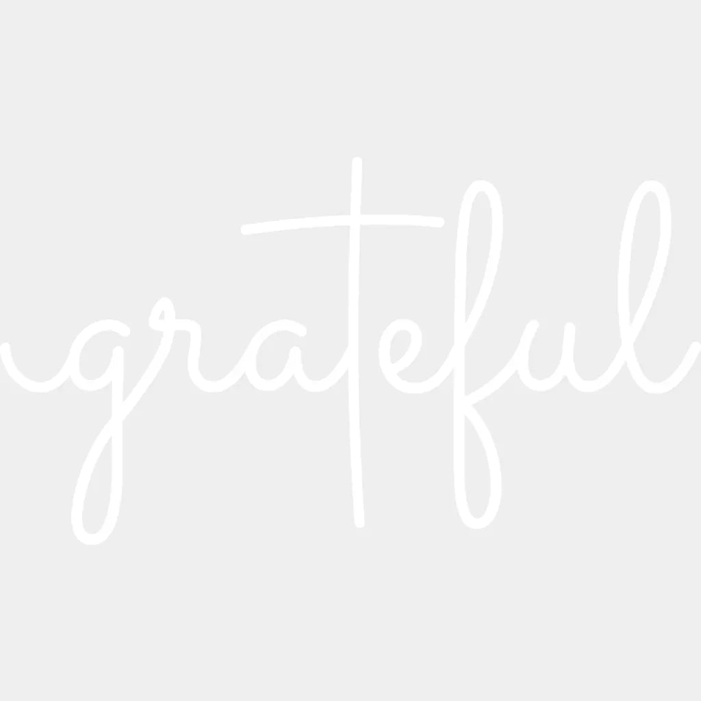 Grateful - Christian Design Dtf Heat Transfer