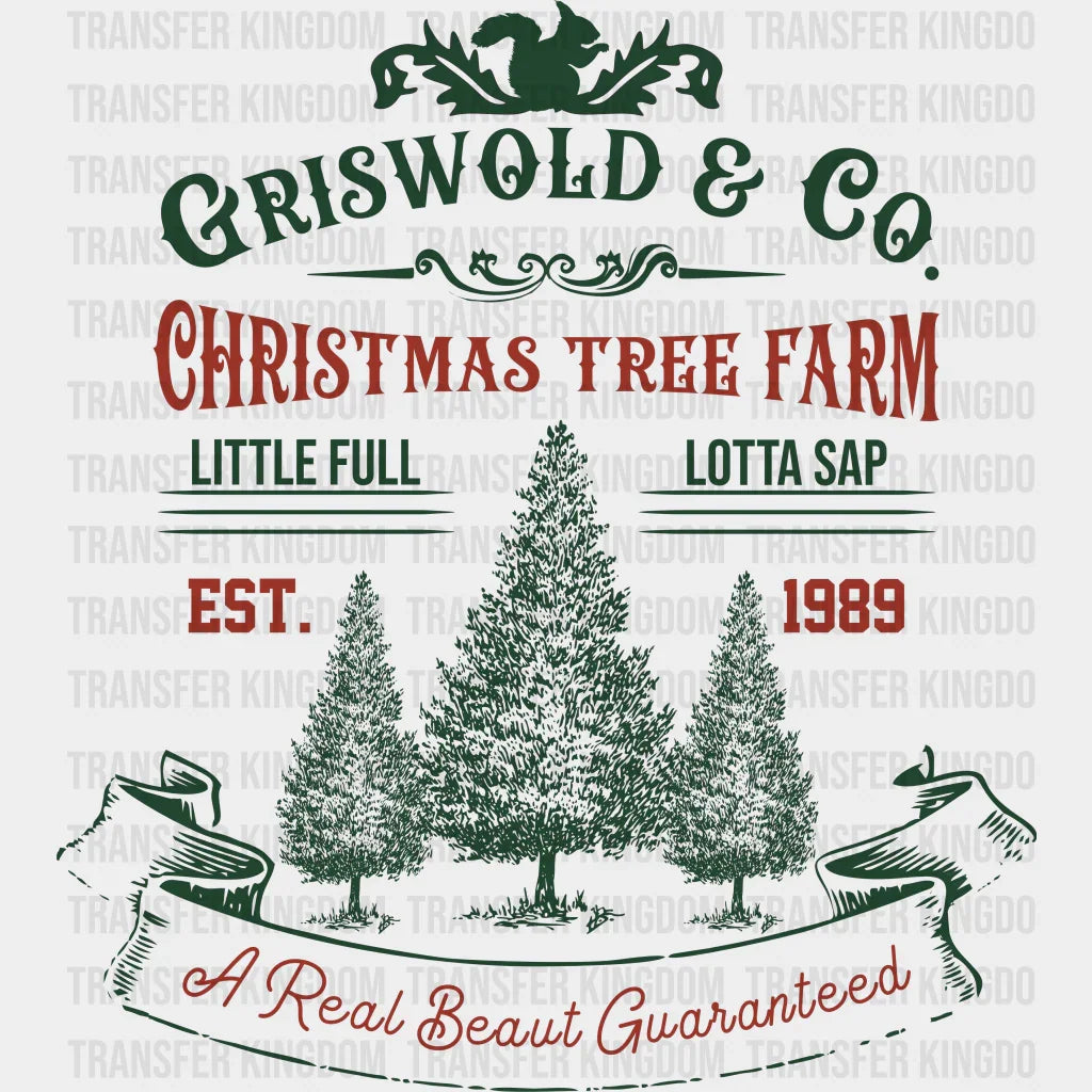 Griswold & Co Farm Christmas Design - Dtf Heat Transfer