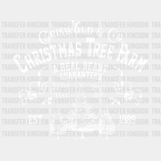 Grisworld An Co. Tree Farm Christmas Design - Dtf Heat Transfer Unisex S & M ( 10 ) / Light Color