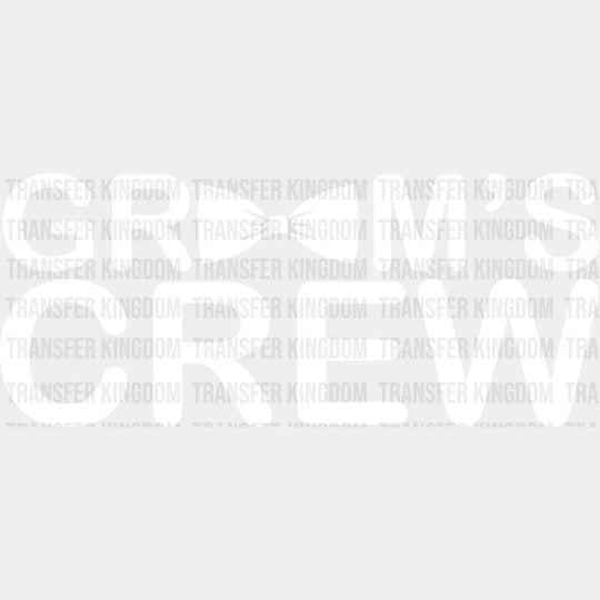 Groom’s Crew Bow Tie Design - Bachelor Iron On Dtf Transfer Unisex S & M (10’’) / Light Color