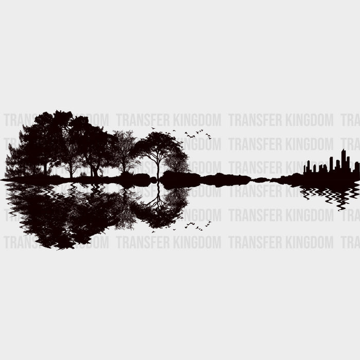 Guitar Silhouette - Music DTF Transfers