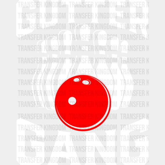 Gutter Gang - Bowling Dtf Heat Transfer Unisex S & M (10’’) / Light Color Design (See Imaging)