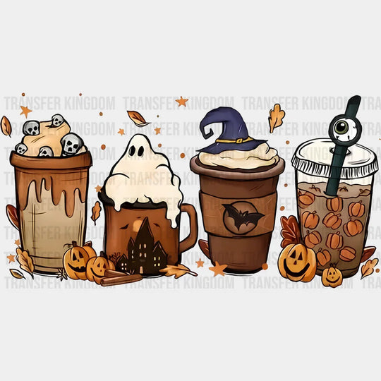 Halloween Coffees - Halloween DTF Transfer