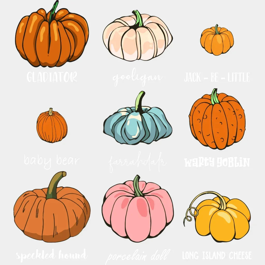 Halloween Cute Pumpkin Design - Dtf Heat Transfer