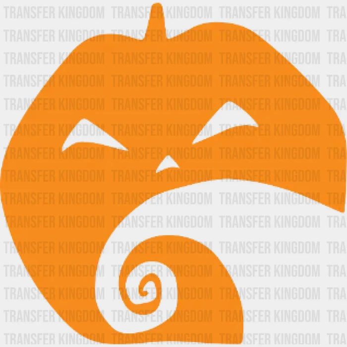 Halloween Pumpkin Face Design - DTF heat transfer