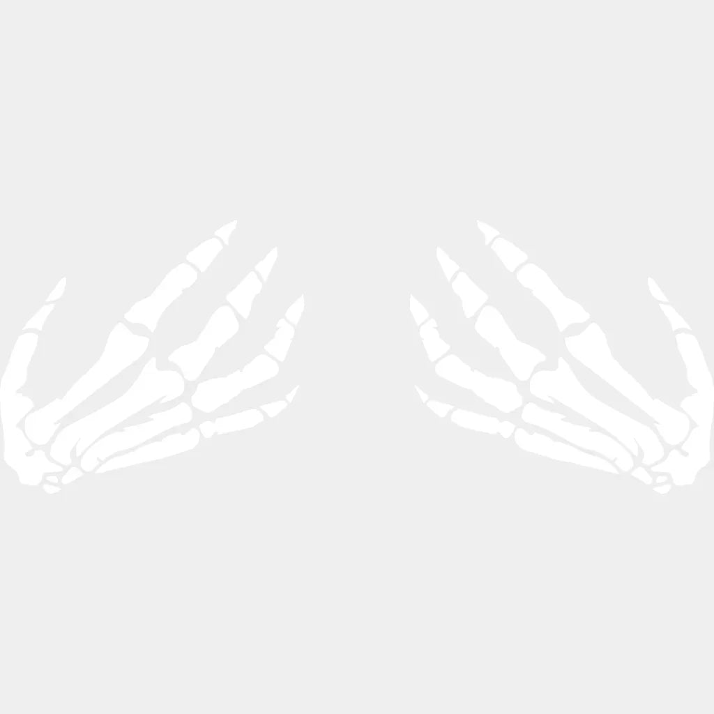 Halloween Skeleton Hand Design - Dtf Heat Transfer