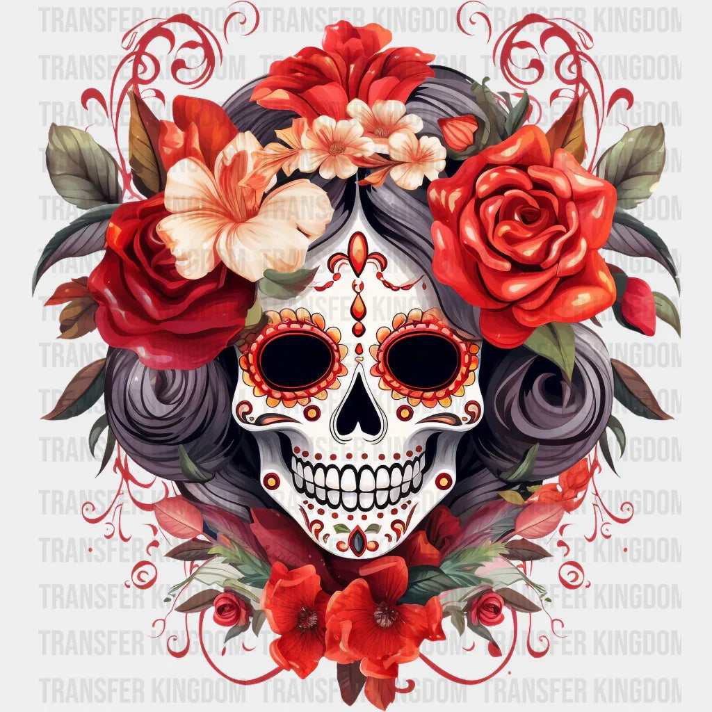 HALLOWEEN SKULL Design - DTF heat transfer - Transfer Kingdom
