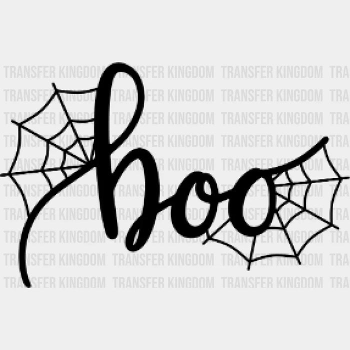Halloween Spider Wap Boo Design - DTF heat transfer