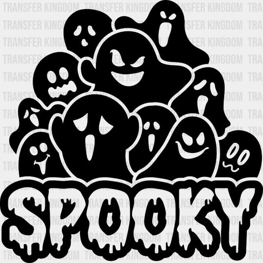 Halloween Spooky Ghost Design - Dtf Heat Transfer