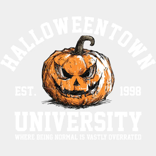 Halloweentown University Halloween DTF Transfer Adult Unisex S & M (10’’) / Light Color Design (See Imaging)