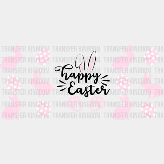 Happy Easter Bunnies - Cup Wrap Uv Sticker Permanent Dtf Decal