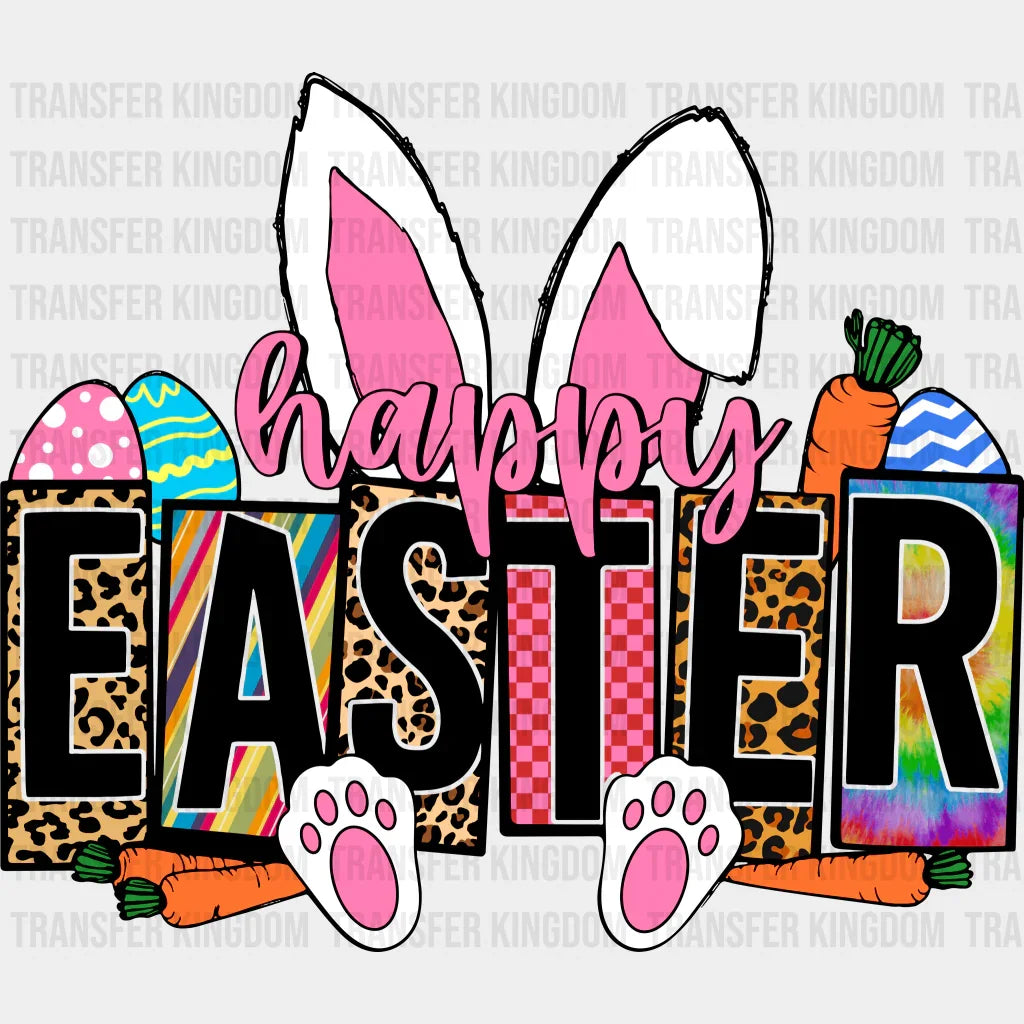 Happy Easter Design - DTF heat transfer - Transfer Kingdom