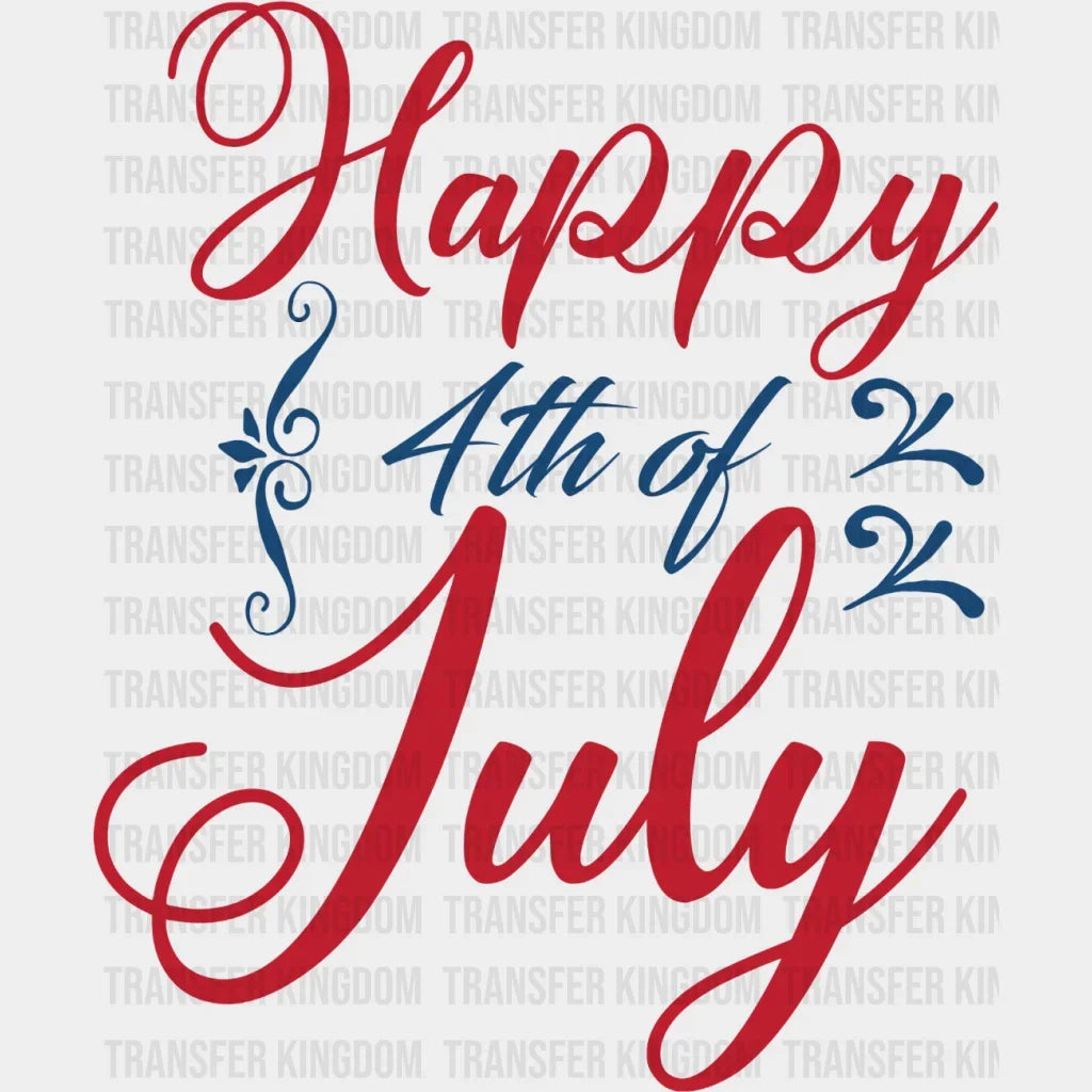 Happy July 4Th Dtf Transfer