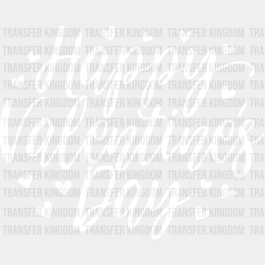 Happy Valentines Day Design - Dtf Heat Transfer Unisex S & M ( 10 ) / Light Color See Imaging