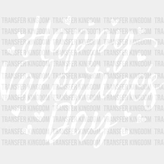 Happy Valentines Day Design - Dtf Heat Transfer Unisex S & M ( 10 ) / Light Color See Imaging