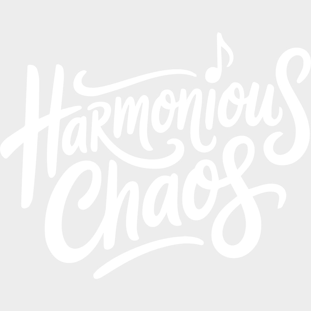 Harmonious Chaos - Music DTF Transfers - Adult Unisex - S & M (10’’) / Light Color Design (See Imaging)