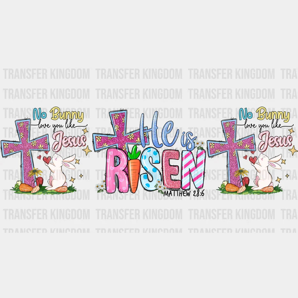 He Is Risen Easter UV DTF Transfer Cup Wrap UV DTF Sticker - Transfer Kingdom