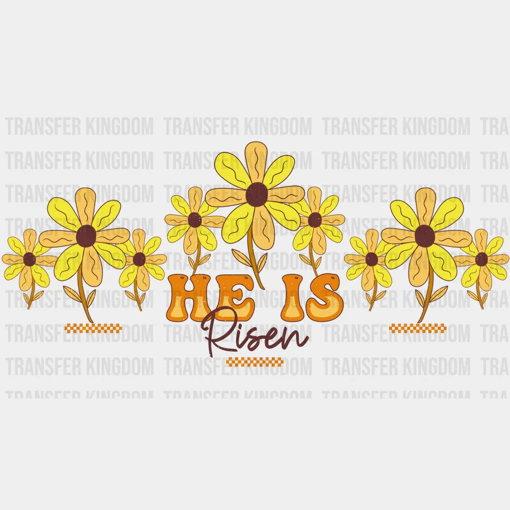 He Is Risen Easter UV DTF Transfer Cup Wrap UV DTF Sticker - Transfer Kingdom