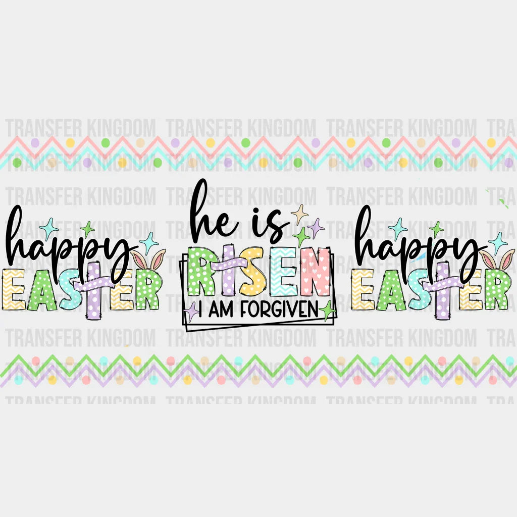 He Is Risen Easter UV DTF Transfer Cup Wrap UV DTF Sticker - Transfer Kingdom