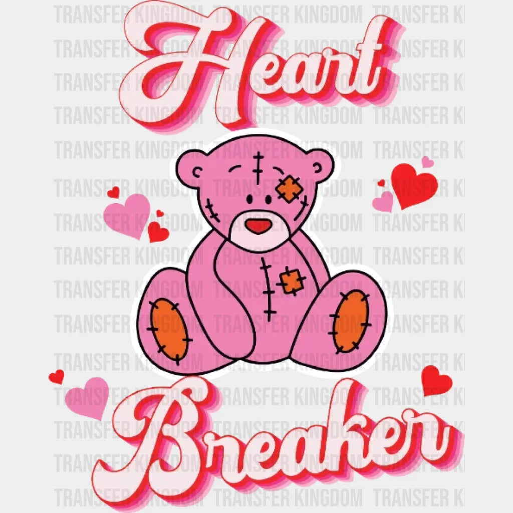 Heart Breaker Valentines Day Design - Dtf Heat Transfer