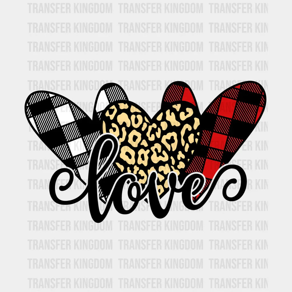 Heart Butterfly Valentines Day Design - Dtf Heat Transfer
