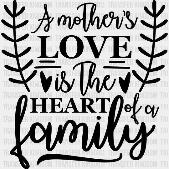 Heart Of A Family - Reunion Dtf Heat Transfer Unisex S & M (10’’) / Dark Color Design See Imaging