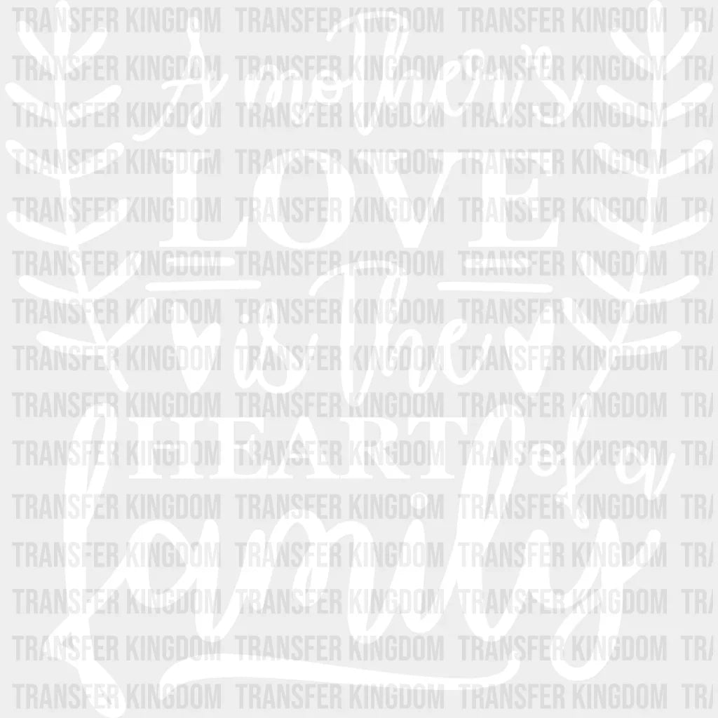 Heart Of A Family - Reunion Dtf Heat Transfer Unisex S & M (10’’) / Light Color Design See Imaging