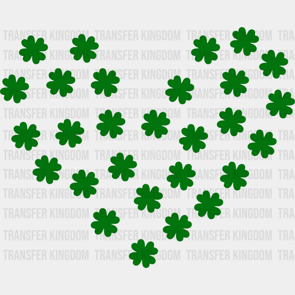 Heart St. Patrick's Day Design - DTF heat transfer - Transfer Kingdom