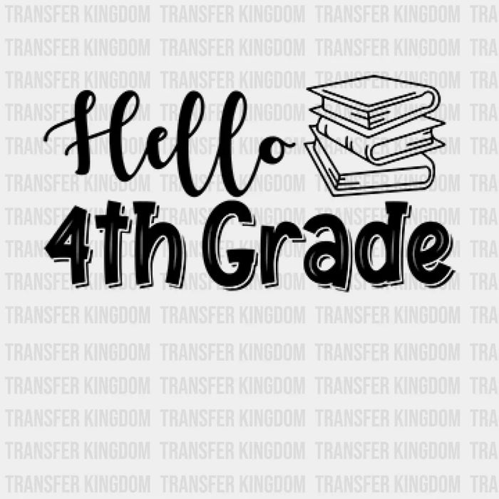 Hello 4th grade book design - DTF heat transfer