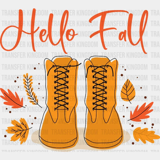 Hello Fall Design - Dtf Heat Transfer