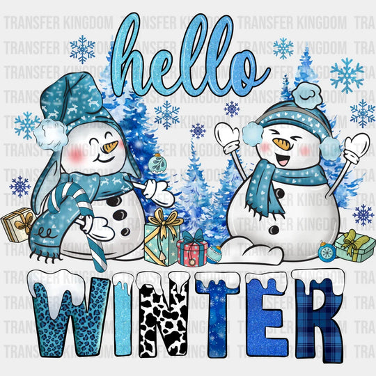 Hello Winter Design - Iron On Dtf Transfer