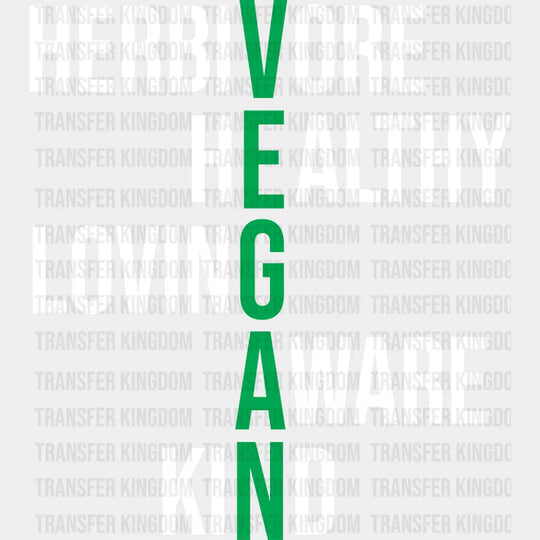 Herbivore Healthy Living Aware Kind - Vegan Design Dtf Heat Transfer Unisex S & M ( 10 ) / Light