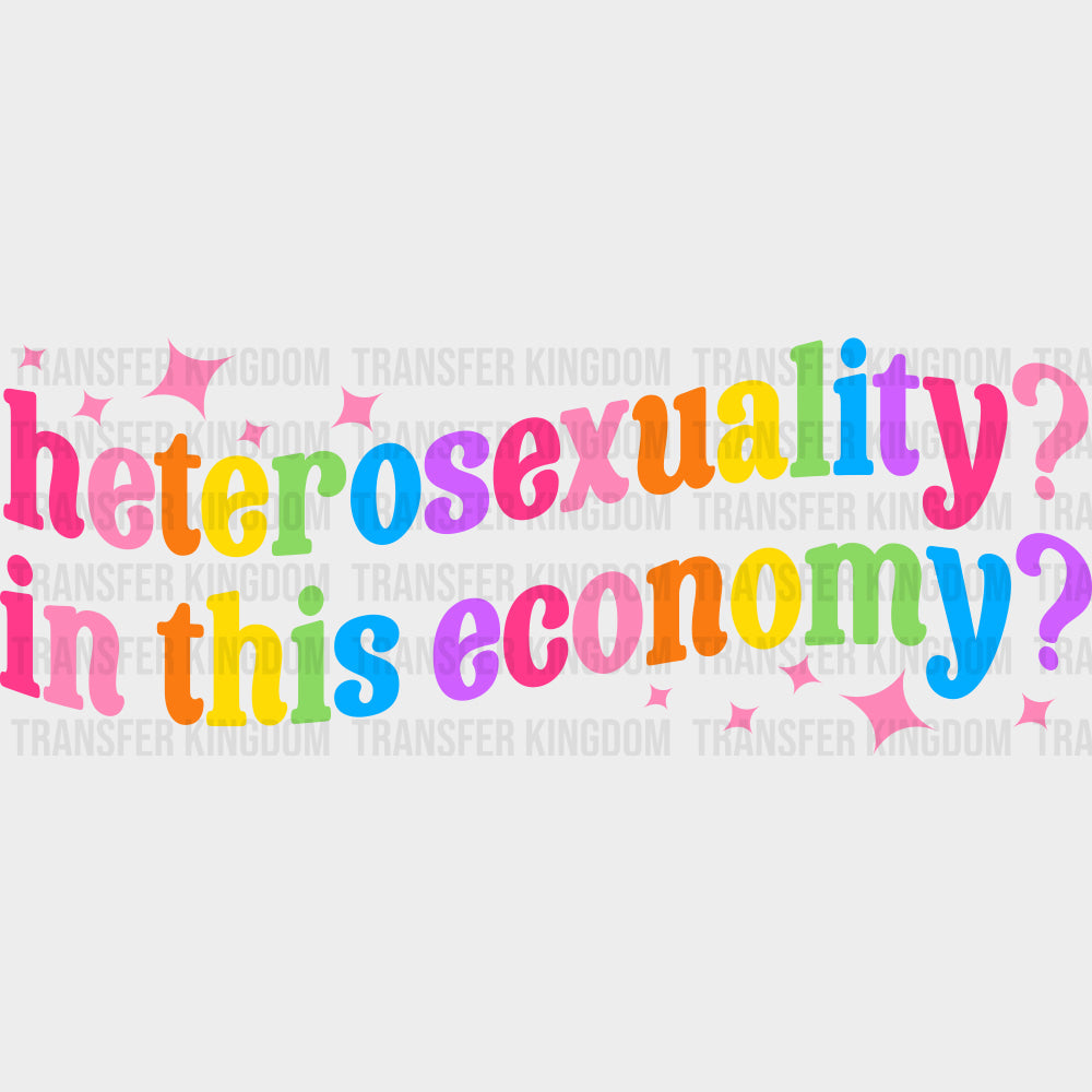 Heterosexuality? In This Economy? - Lesbian DTF Transfers