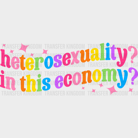 Heterosexuality? In This Economy? - Lesbian DTF Transfers
