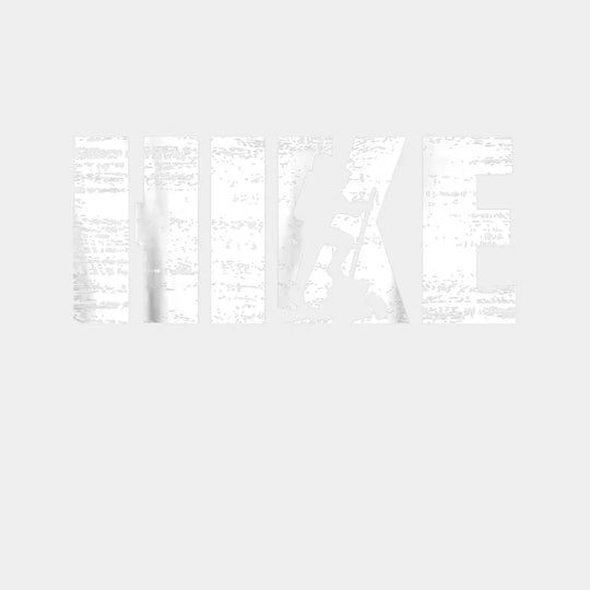 Hike - Hiker Design Dtf Heat Transfer Unisex S & M ( 10 ) / Light Color See Imaging