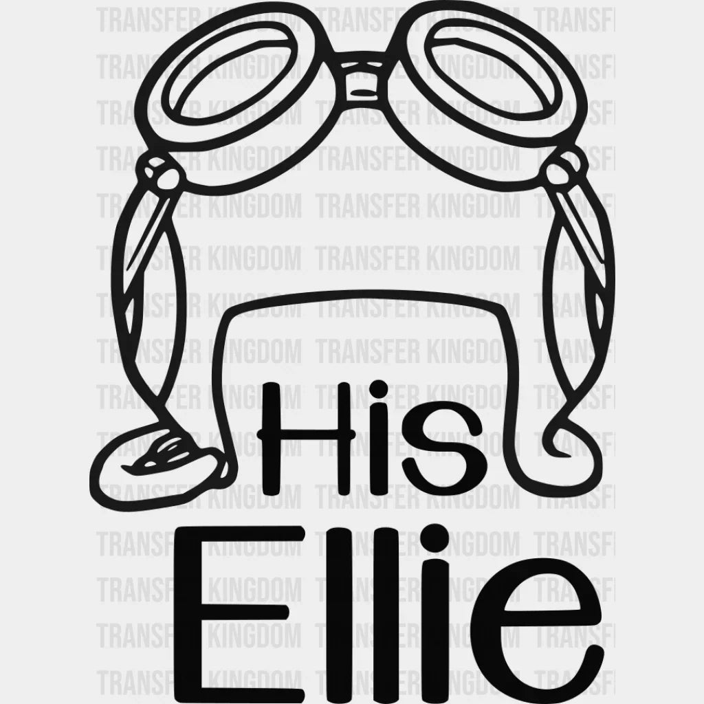His Ellie Her Carl Design - Dtf Heat Transfer Unisex S & M ( 10 ) / See Imaging