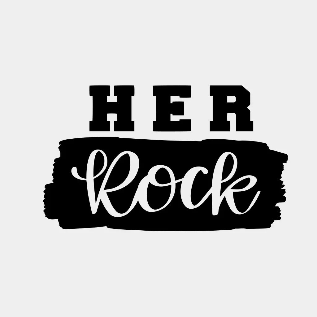 His Peace / Her Rock - Matching Couple Design Dtf Heat Transfer Unisex S & M ( 10 ) Dark Color See