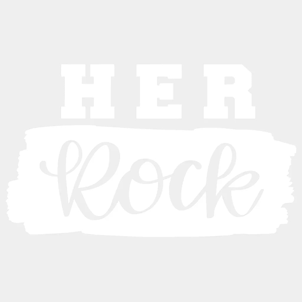 His Peace / Her Rock - Matching Couple Design Dtf Heat Transfer Unisex S & M ( 10 ) Light Color See
