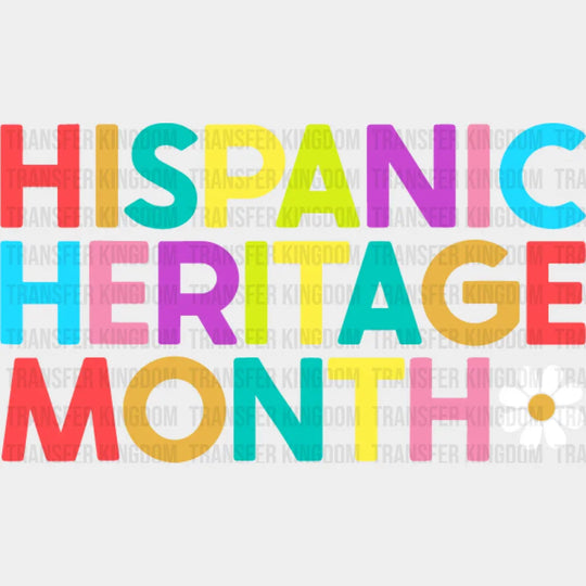 Hispanic Heritage Month Daisy - Hispanic Heritage Month DTF Transfer