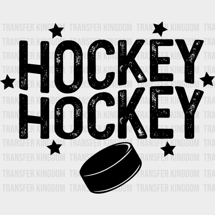 Hockey B&W - Hockey DTF Transfers