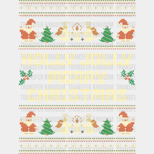 Holly Jolly Merry Christmas - Christmas DTF Transfer