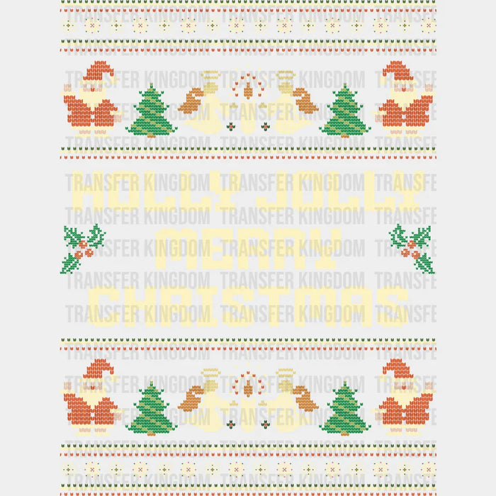 Holly Jolly Merry Christmas - Christmas DTF Transfer