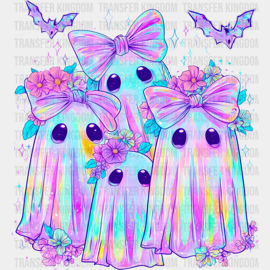 Holographic Ghosts - Halloween DTF Transfer