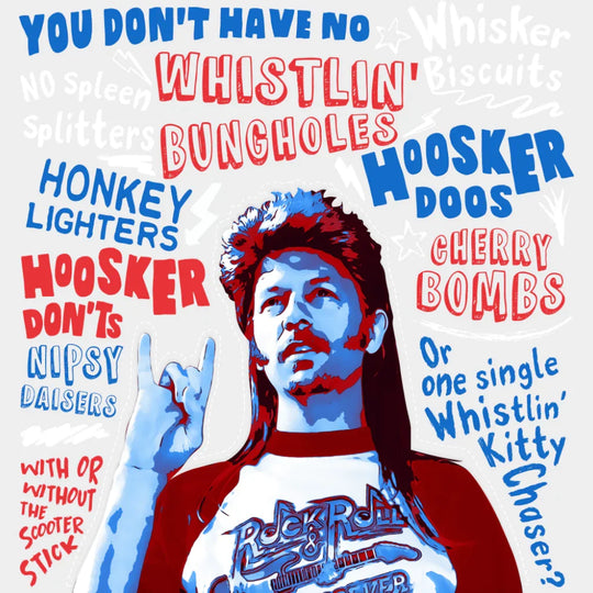 Hoosker Doos Hoosker Don’ts - 4th Of July DTF Transfer Adult Unisex - S & M (10’’) / Light Color Design (See Imaging)