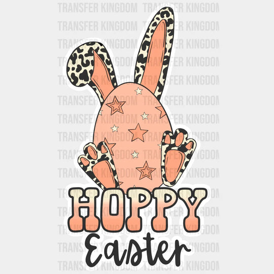 Hoppy Easter Egg Bunny - Dtf Heat Transfer Unisex S & M (10’) / Light Color Design (See Imaging)