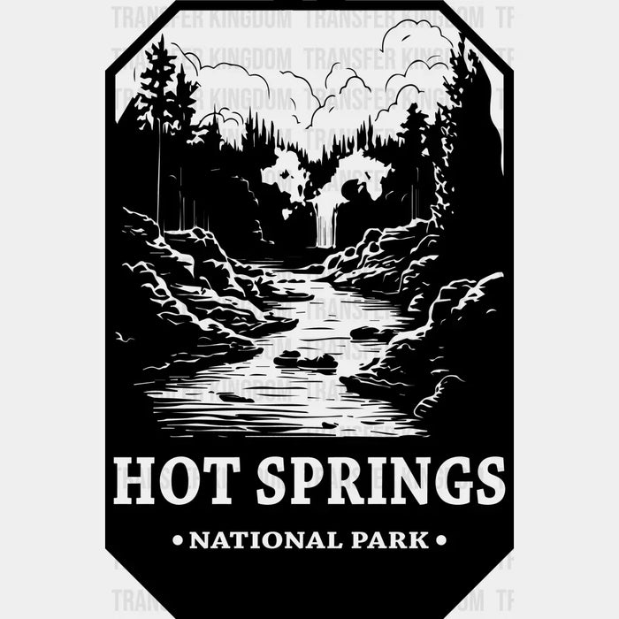 Hot Spring National Park Design - National Parks DTF Transfers